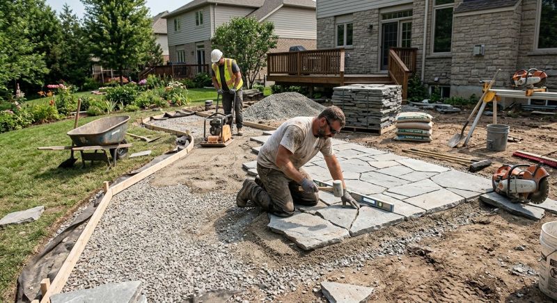 Hardscaping Installation in Boston, MA